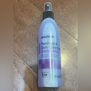 McKesson Perineal & Skin Cleanser Rinse Free Fresh Scent Spray New 8 oz.